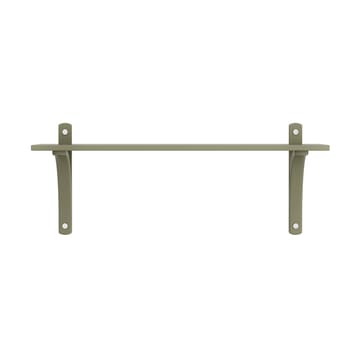 Levi hylla 1 hyllplan - Moss green-aluminium, 90 cm - Swedese