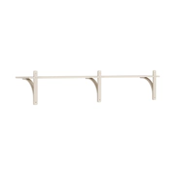 Levi hylla 1 hyllplan - Vitpigmenterad ask-aluminium, 180 cm - Swedese
