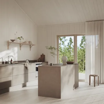 Levi hylla - Ilke blå, rostfritt stål, 2 hyllplan, 90 cm - Swedese