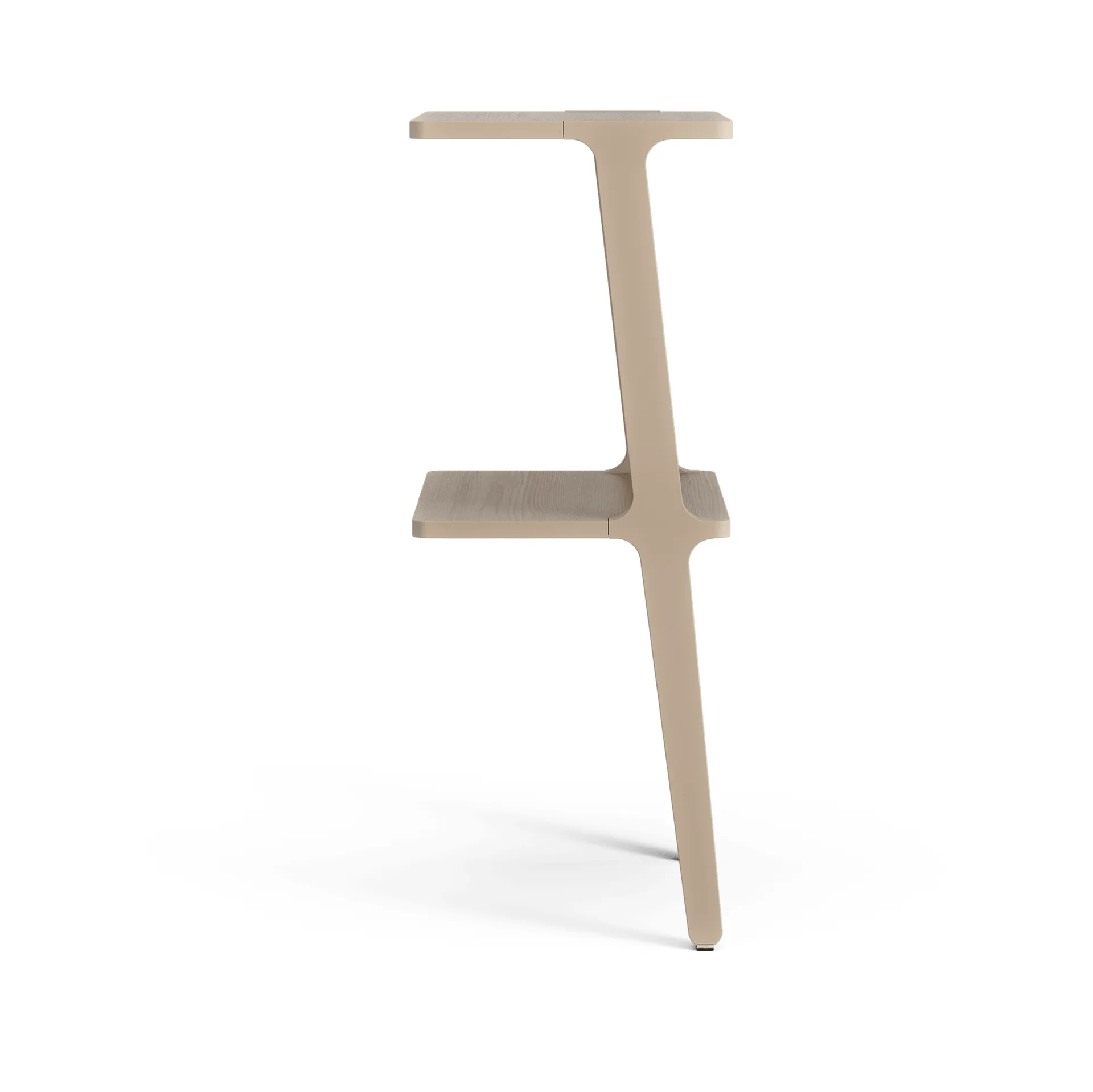 Libri hylla 2 hyllplan, Ask lackad nutmeg Swedese