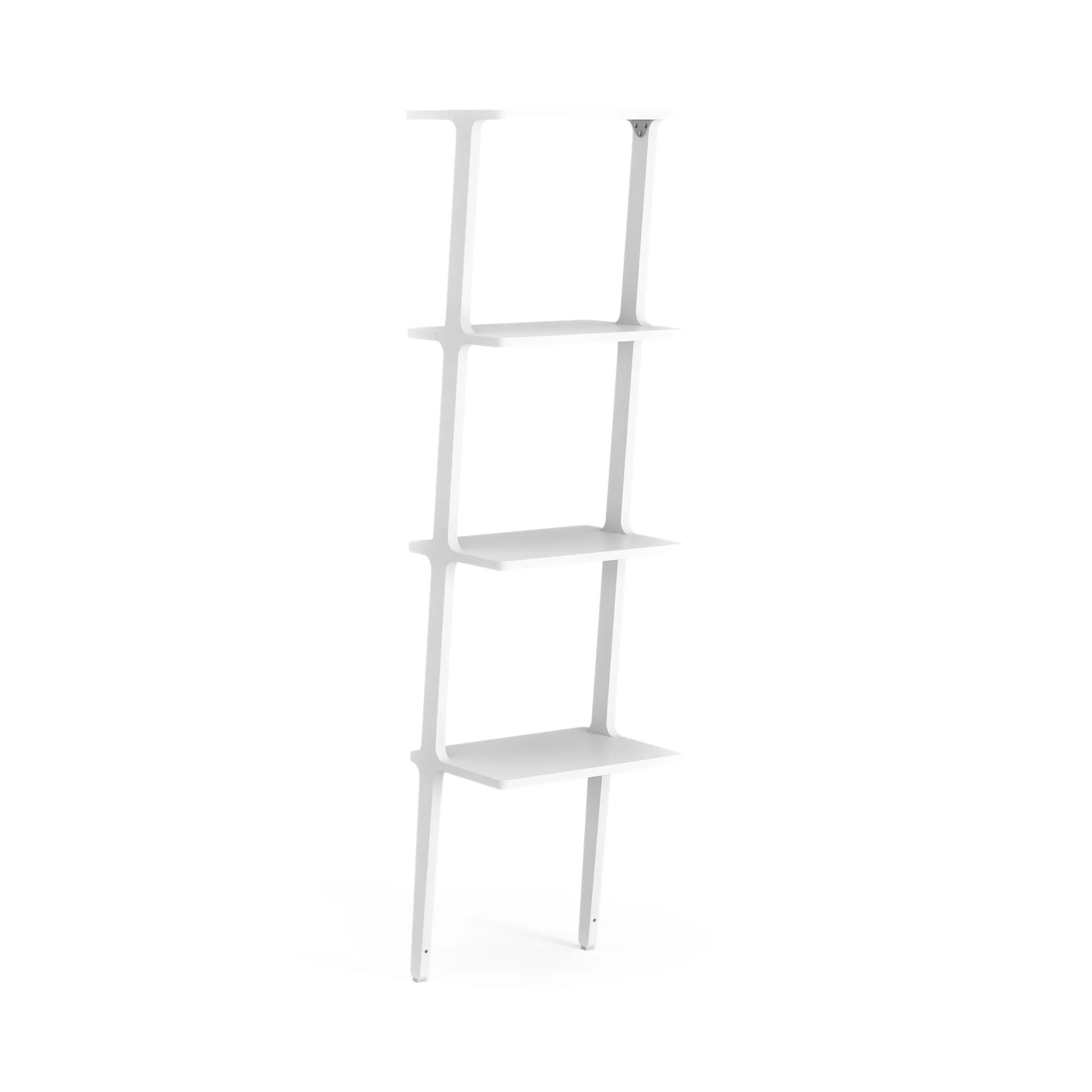 Libri hylla 4 hyllplan, Ask vitlaserad Swedese