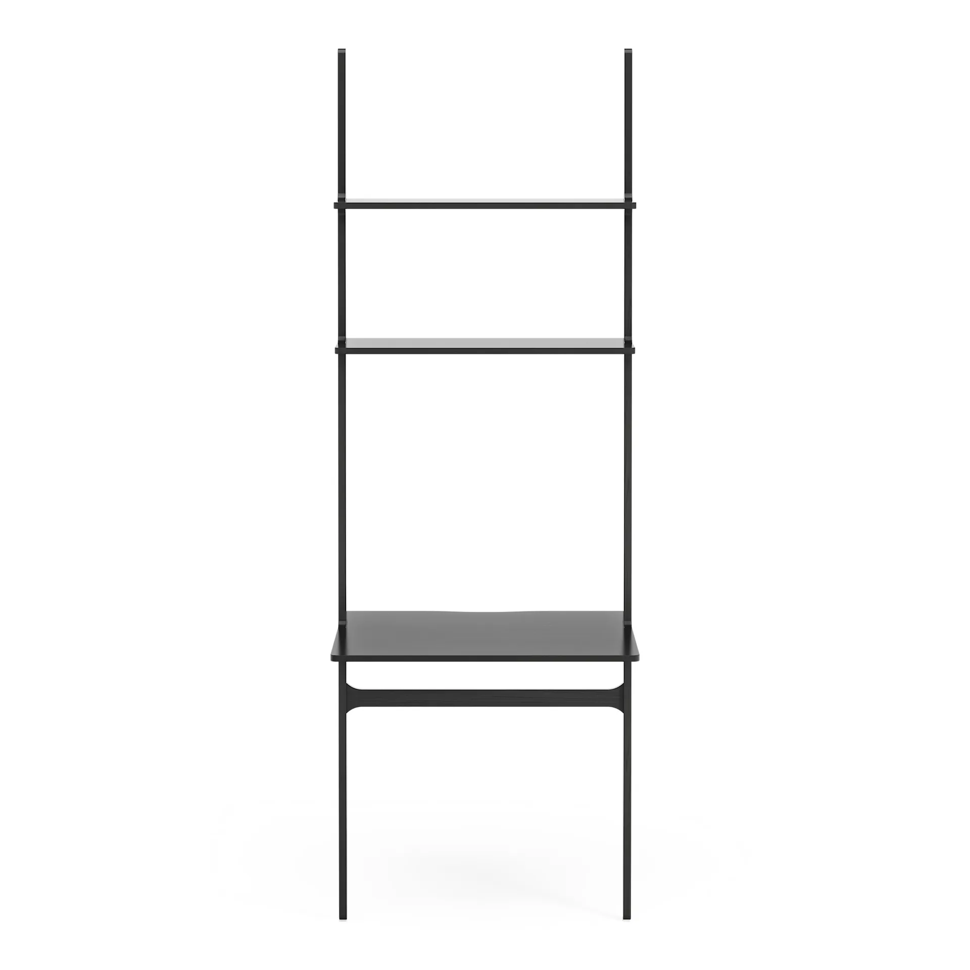 Libri skrivbord, Ask svartlaserad Swedese