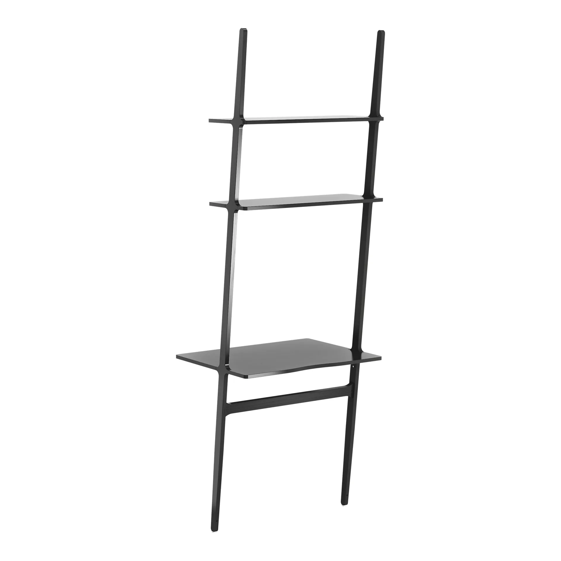 Libri skrivbord, Ask svartlaserad Swedese