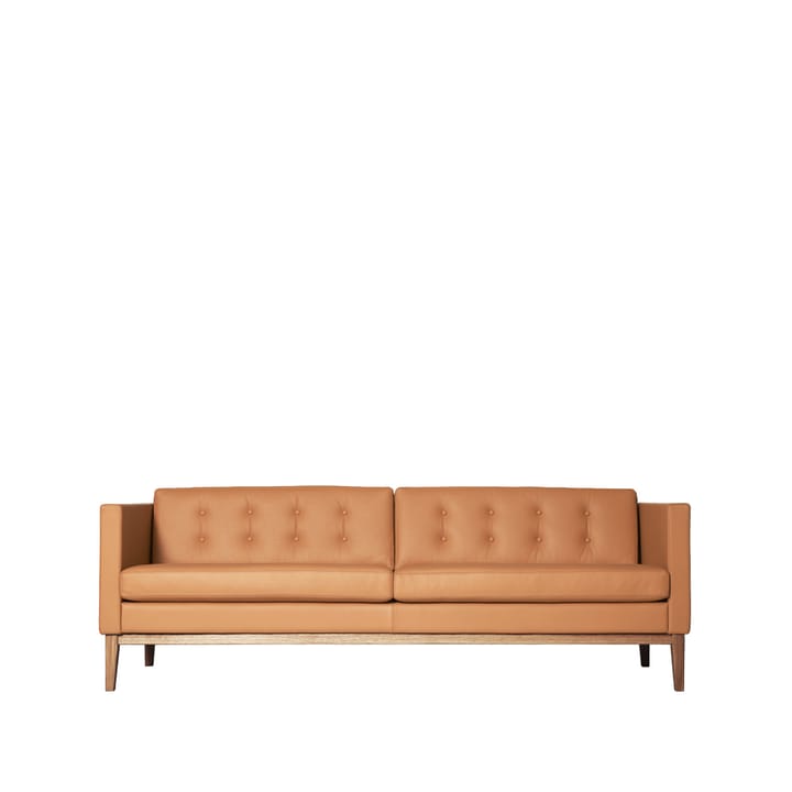 Madison soffa 3-sits - Baltique 43003 cognac-ekben natur - Swedese