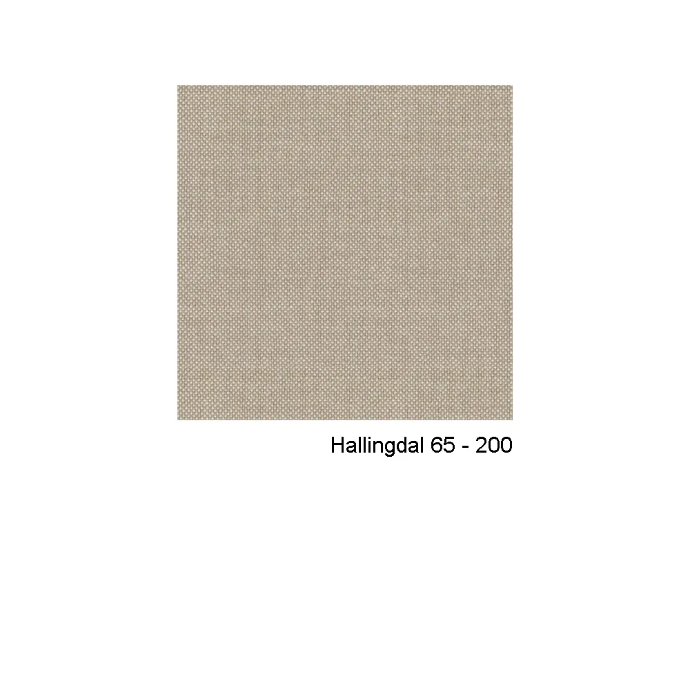 Pillo fåtölj, tyg hallingdal 65 200 offwhite-krom Swedese
