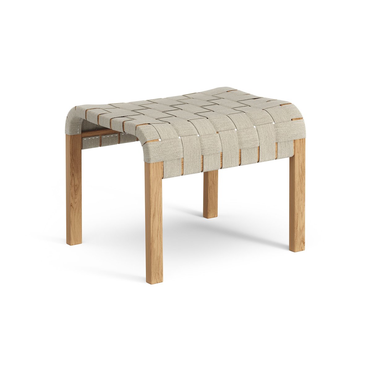 Swedese Primo fotpall oljad ek Natur | Skandinavisk Design | Fåtöljer & Fotpallar | Beige