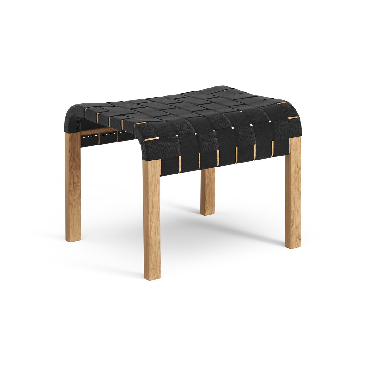 Swedese Primo fotpall oljad ek Svart | Skandinavisk Design | Fåtöljer & Fotpallar | Beige
