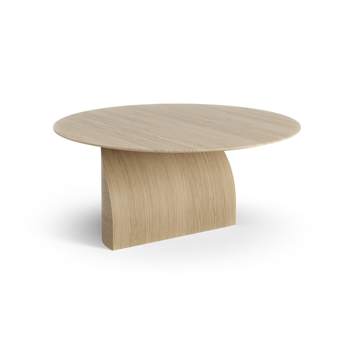 Swedese Savoa soffbord H40 cm Ek lackad | Skandinavisk Design | Soffbord | Beige