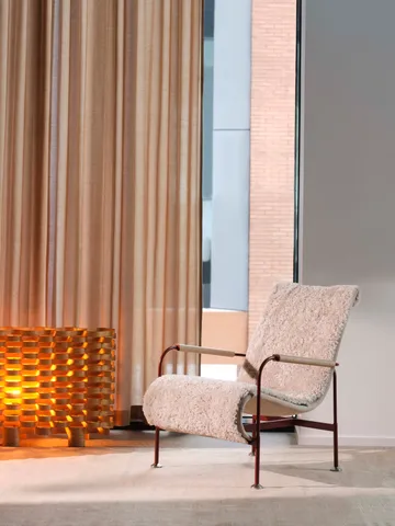 Serpentine fåtölj - Tyg Romo Linara Rye-krom - Swedese