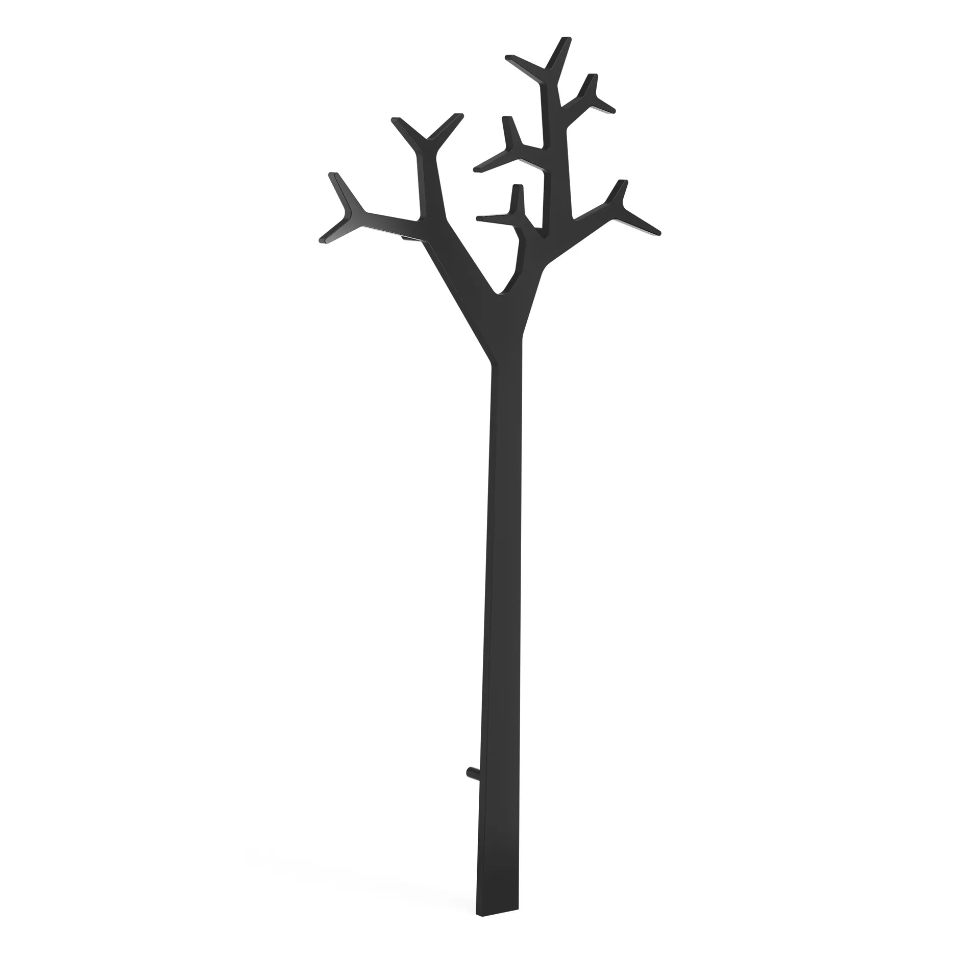 Tree Black Edition väggmonterad klädhängare 194 cm, Svart Swedese
