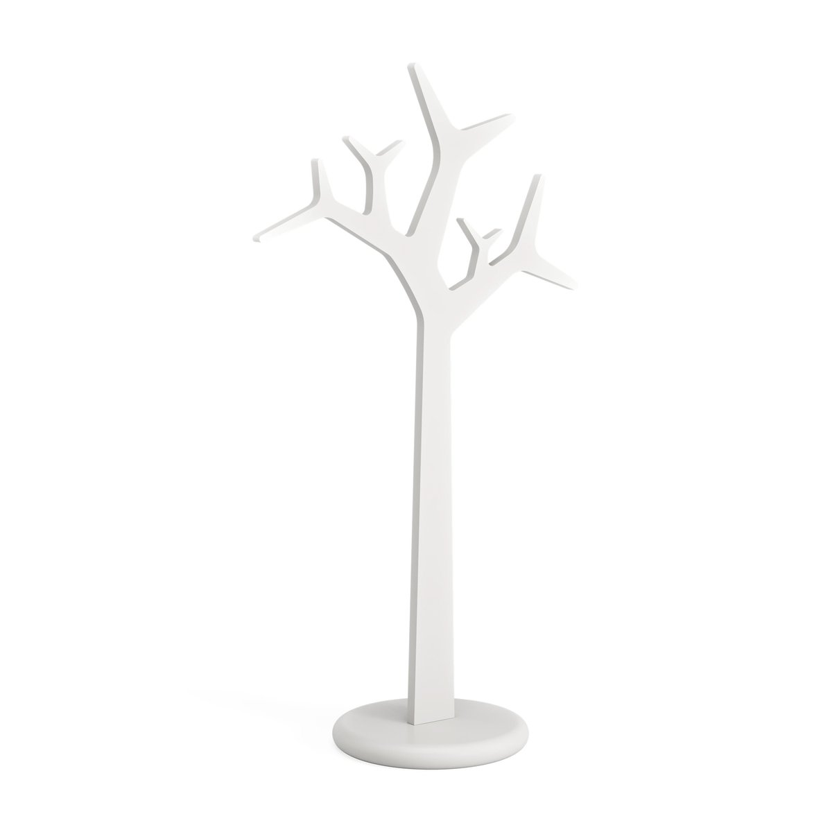 Swedese Tree rockhängare golv 134 cm Vit | Skandinavisk Design | Klädställningar & Galgar | Vit