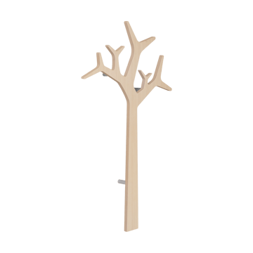 Tree wall väggmonterad rockhängare Special Edition 134 cm - Vitpigmenterad furu - Swedese
