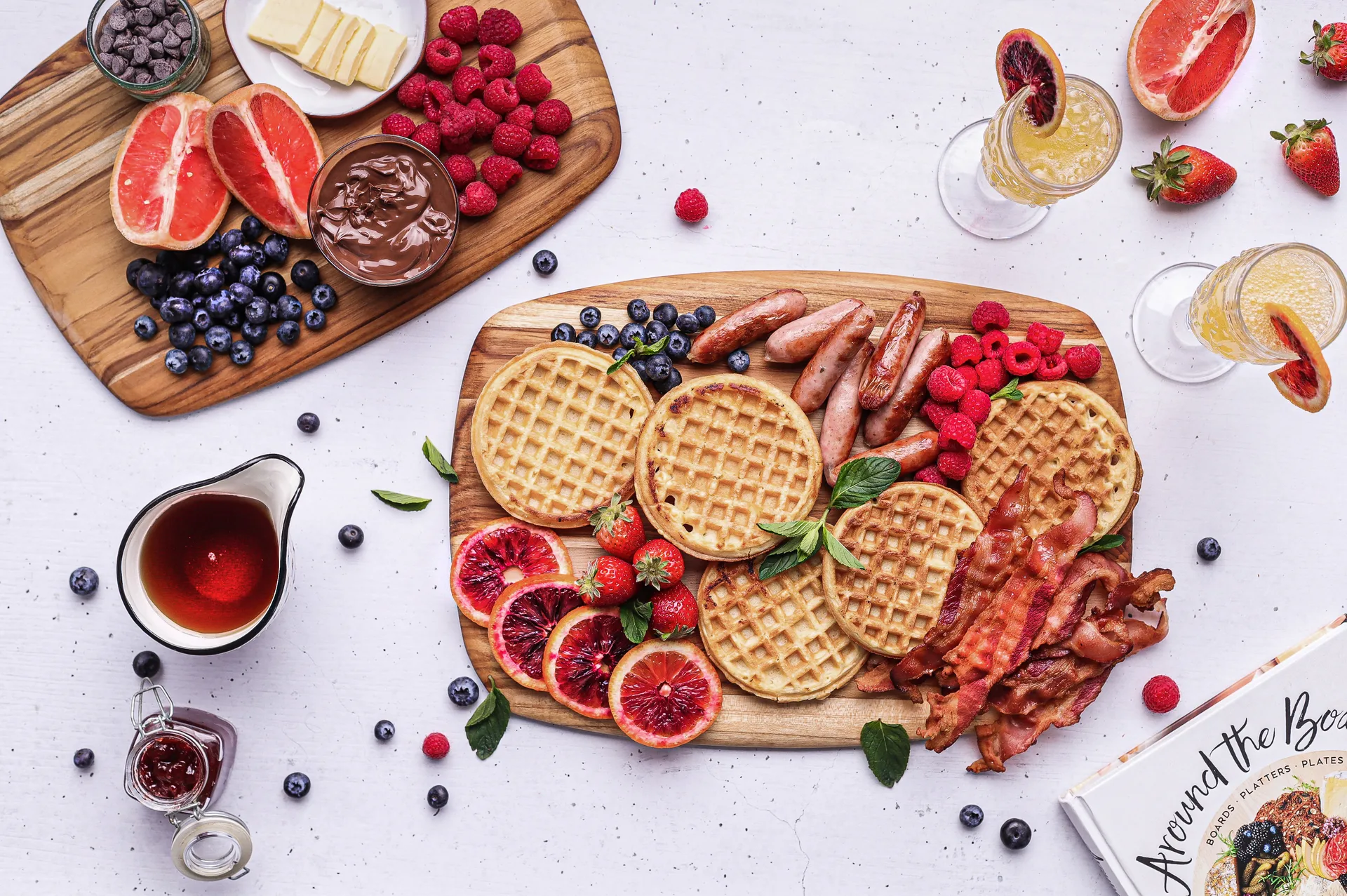 Elegant Rectangle Serving skärbräda 204, L Teakhaus