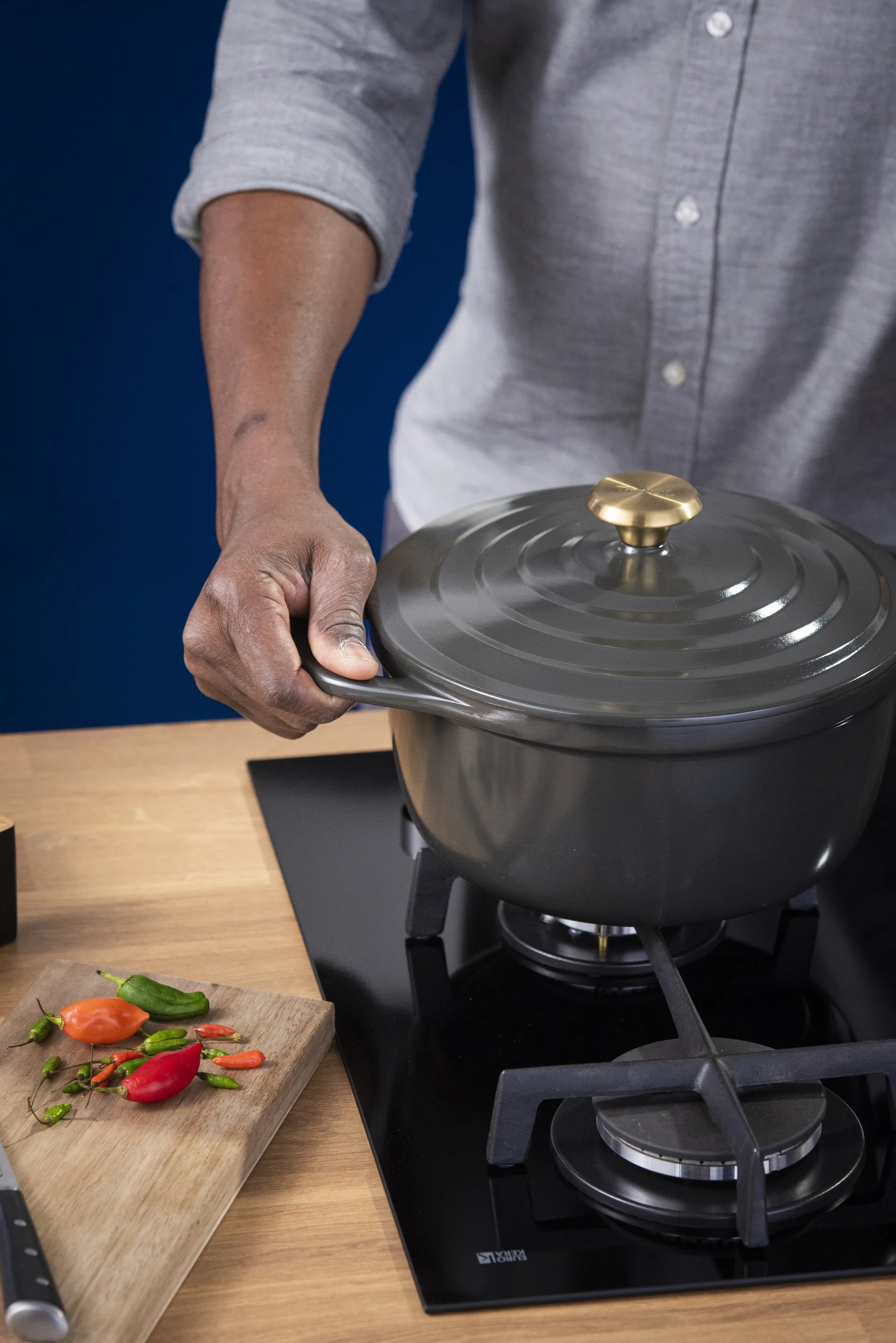 Air gryta 4,7 l, Grå Tefal