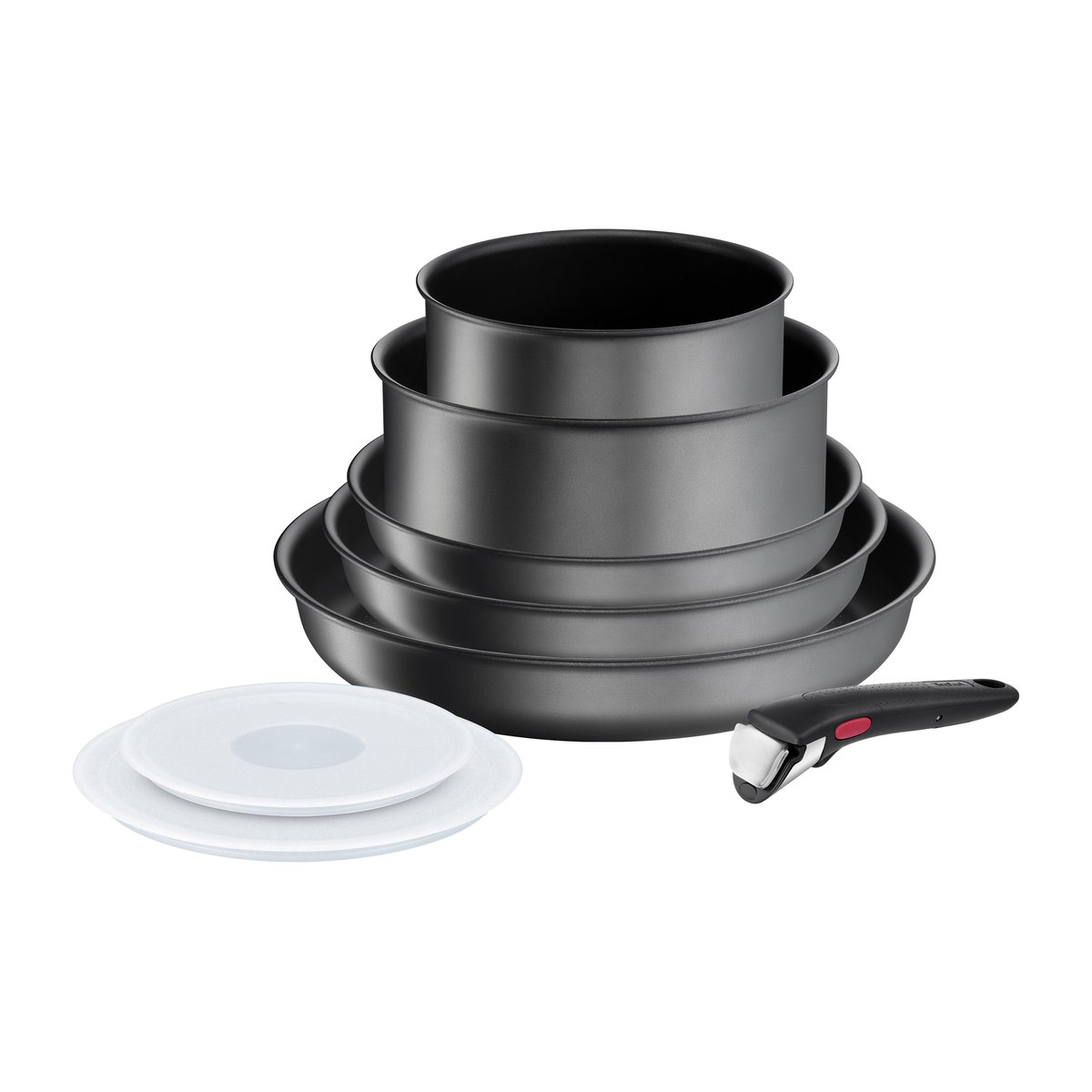 Tefal Ingenio Daily chef ON stekpanneset 8 delar | Skandinavisk Design | Grytset & Kastrullset | Svart