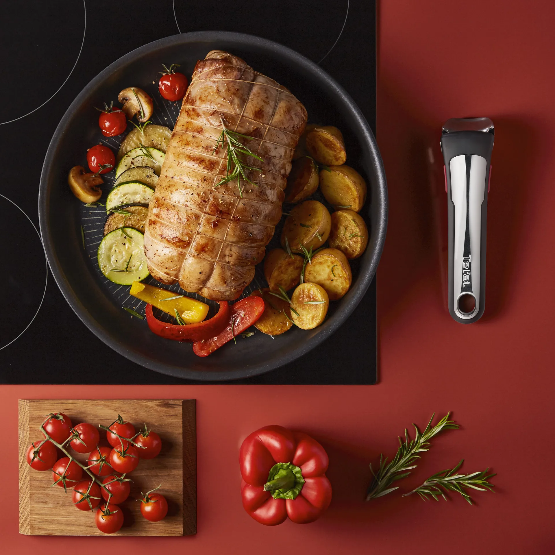 Ingenio Unlimited ON stekpanneset, 3 delar Tefal