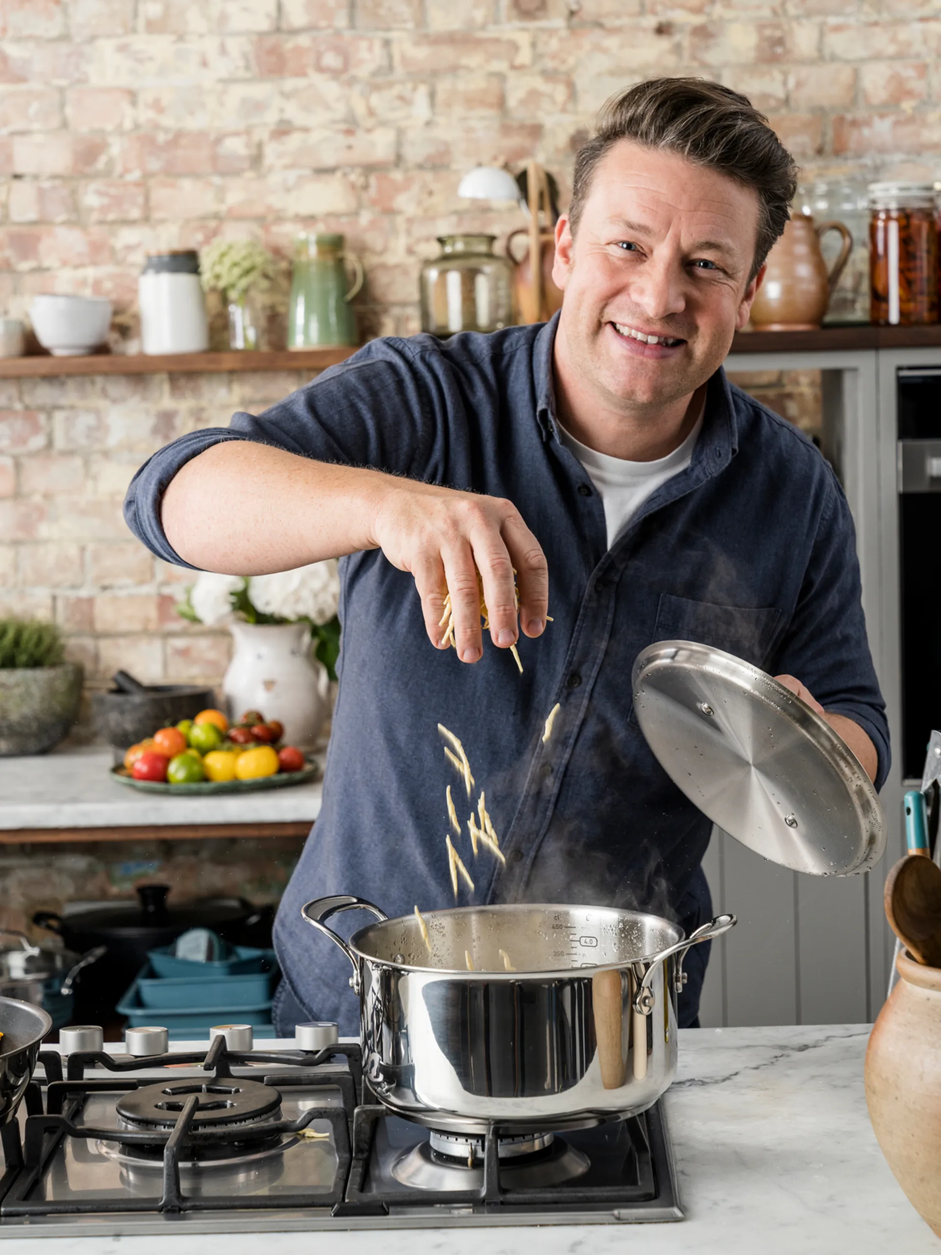 Jamie Oliver Cook's Classics kastrullset 7 delar, Rostfritt stål Tefal