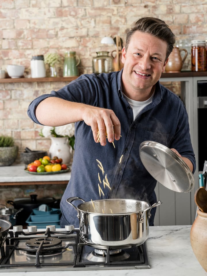 Jamie Oliver Cook's Classics kastrullset 7 delar - Rostfritt stål - Tefal
