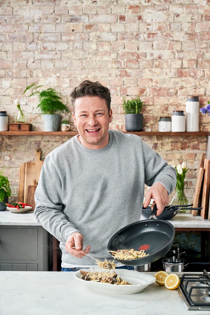 Jamie Oliver Quick & Easy stekpanna hard anodised - 24 cm - Tefal