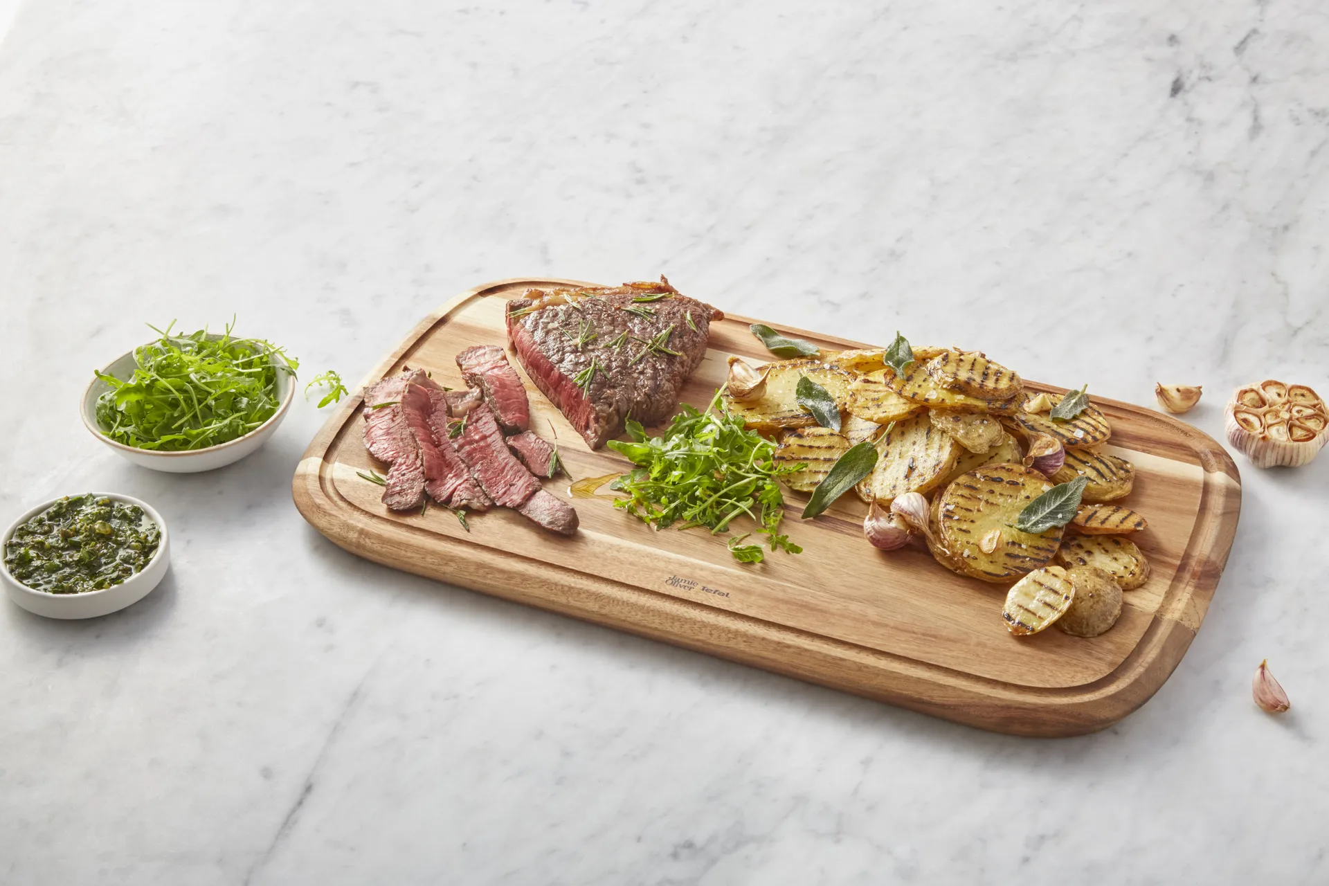 Jamie Oliver skärbräda, Stor 28x49 cm Tefal