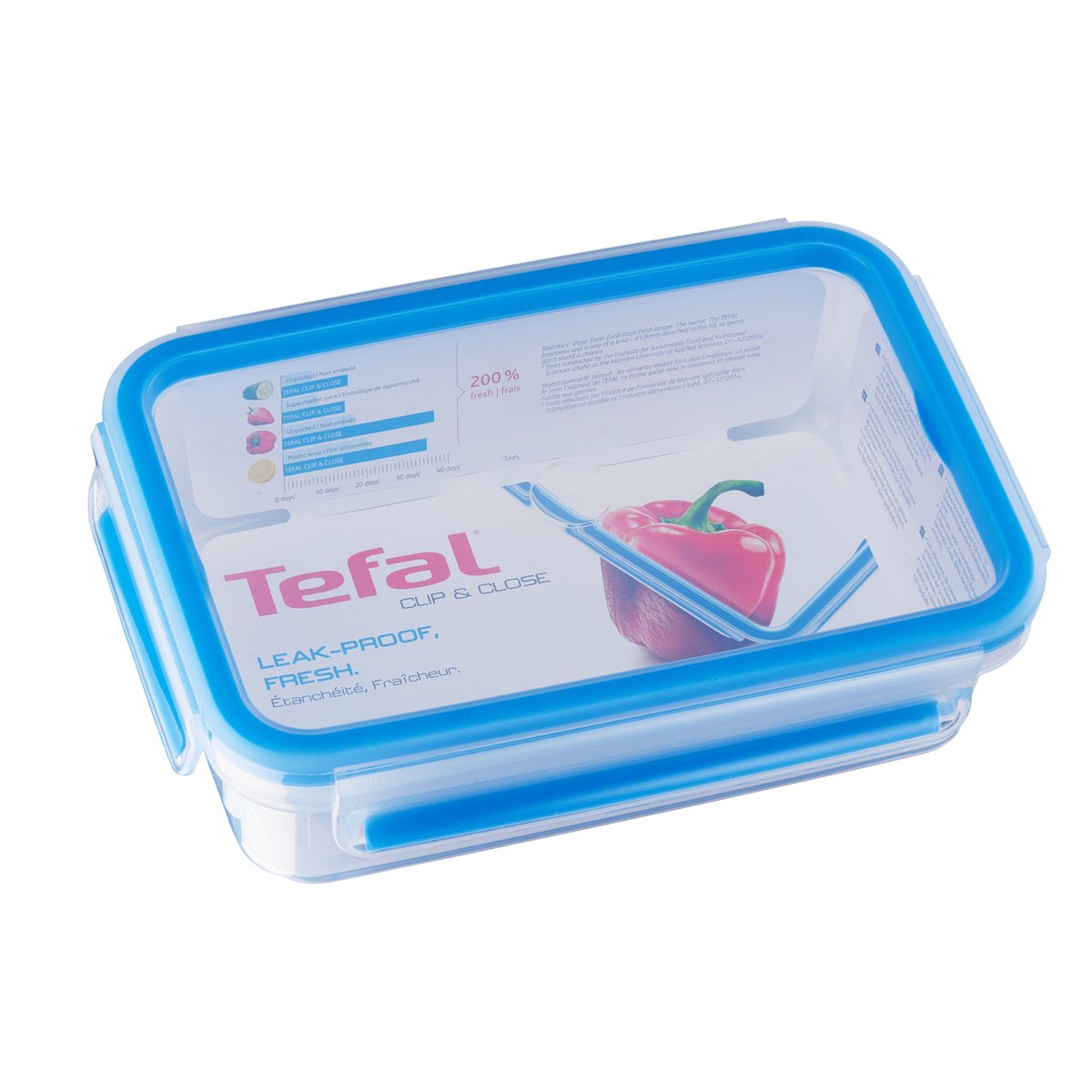 Tefal MasterSeal FRESH matlåda 80 cl | Skandinavisk Design | Matlådor | Blå