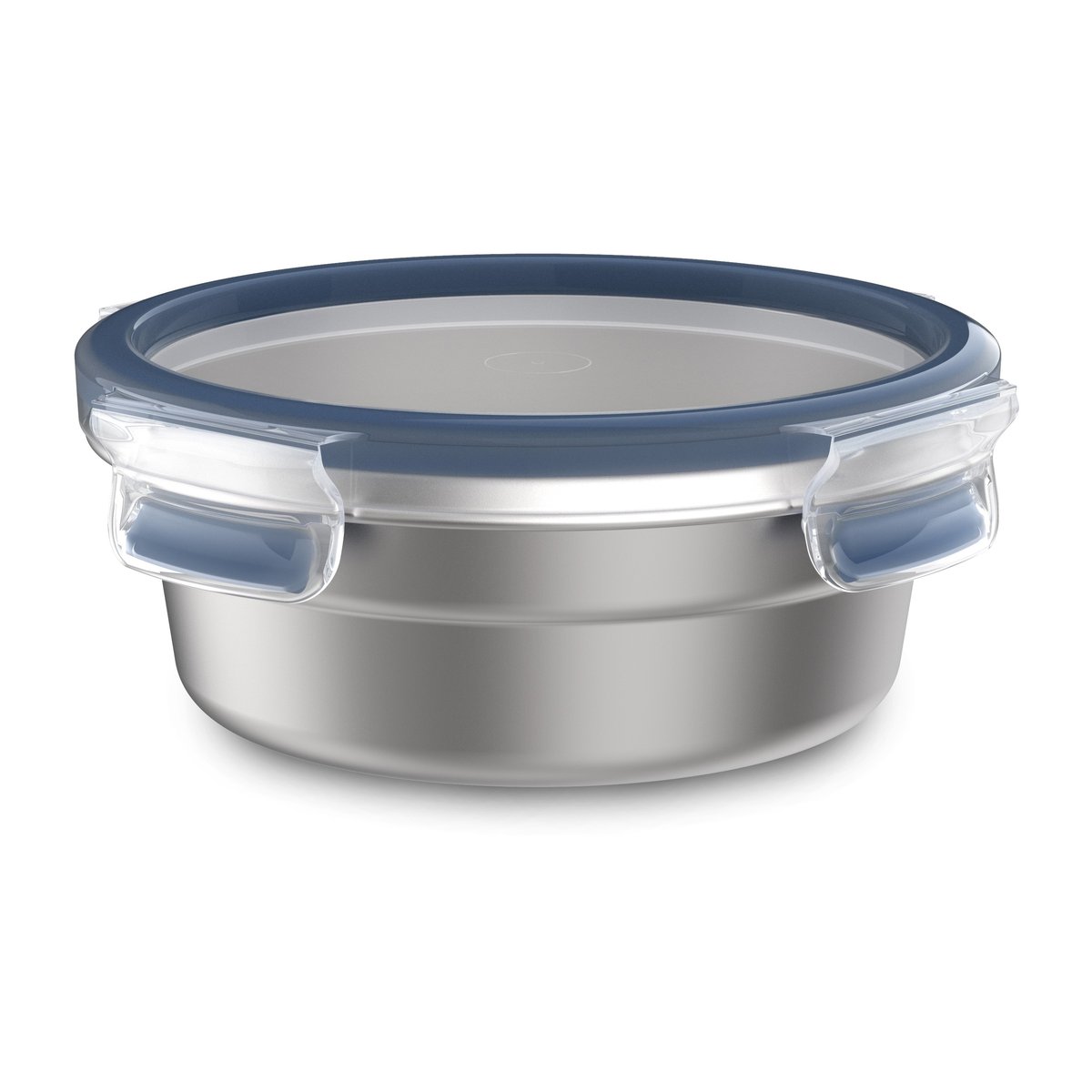 Tefal MasterSeal rostfritt stål matlåda rund 0,7 L | Skandinavisk Design | Matlådor | Silverfärgad