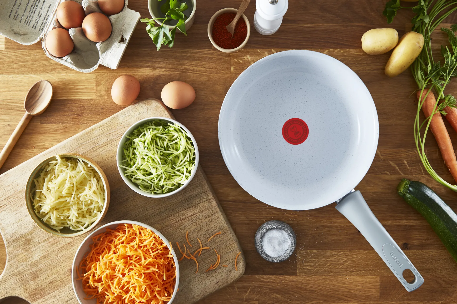 Natural chef stekpanna grå, 24 cm Tefal