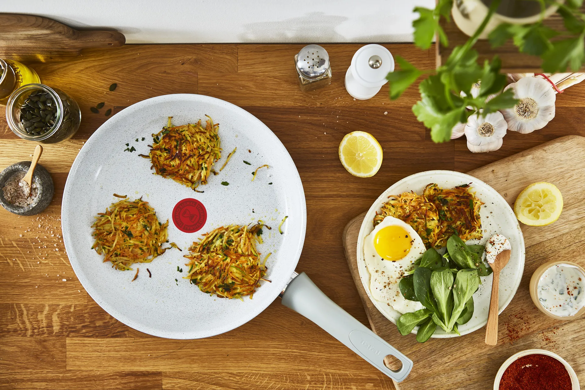 Natural chef stekpanna grå, 24 cm Tefal