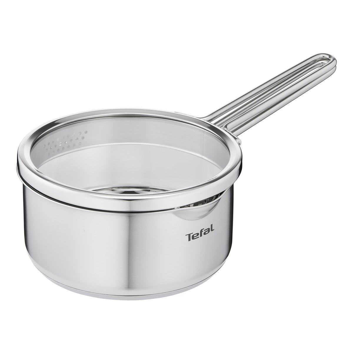 Tefal Nordica kastrull rostfritt stål 1,5 L | Skandinavisk Design | Kastruller | Silverfärgad
