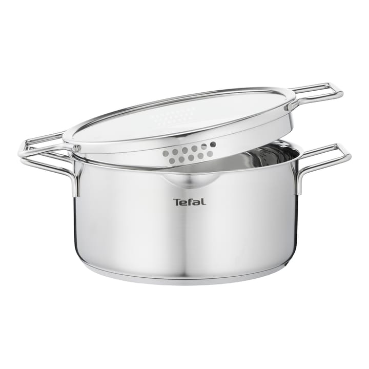 Nordica kastrullset 6 delar, Rostfritt stål Tefal