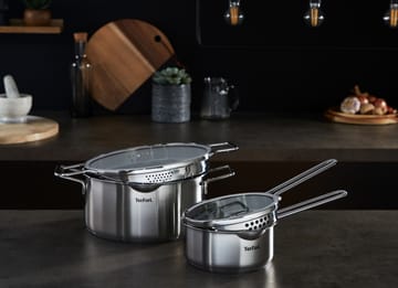 Nordica kastrullset 6 delar - Rostfritt stål - Tefal