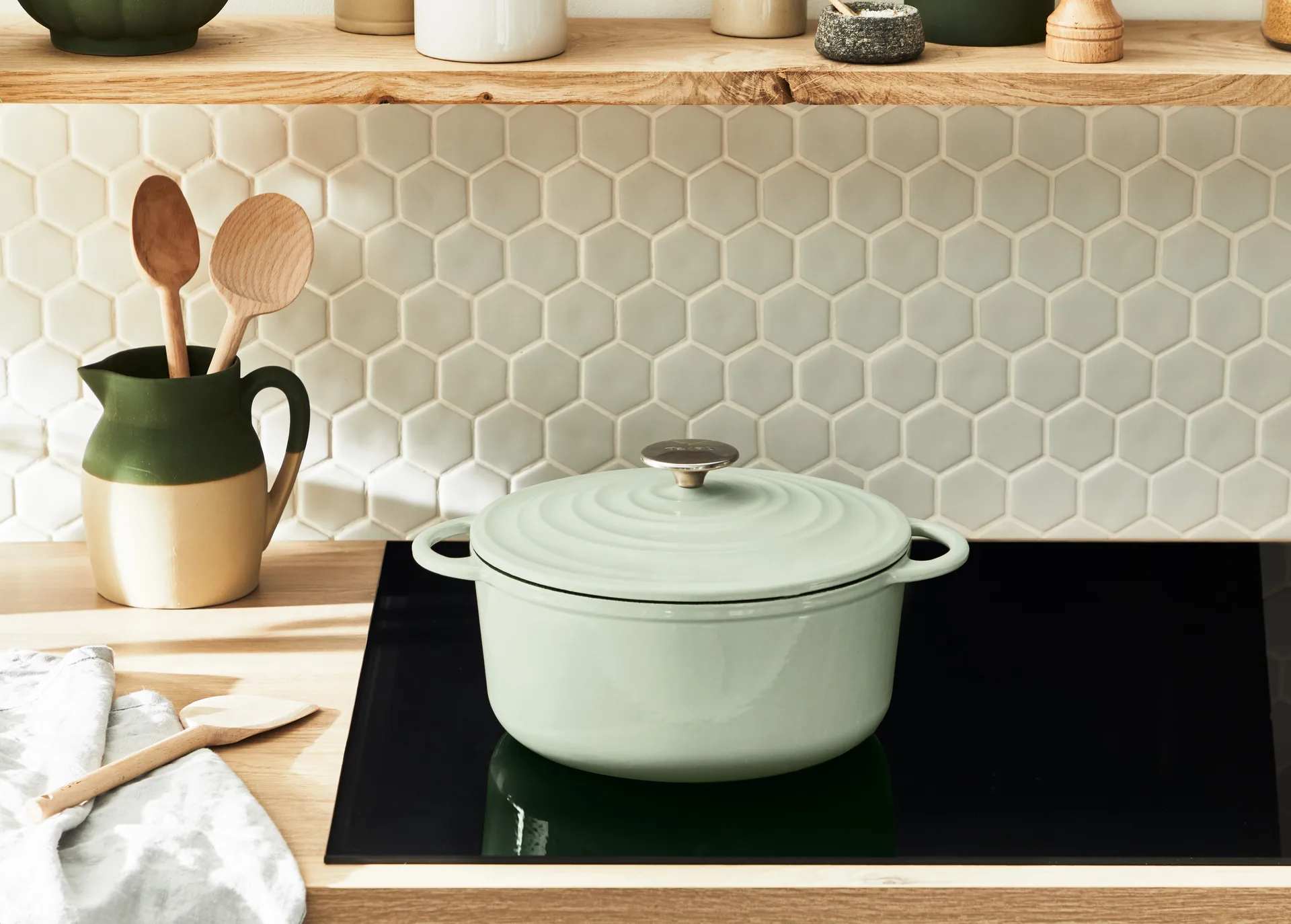 Tefal LOV rund gryta 5 L, Grön Tefal