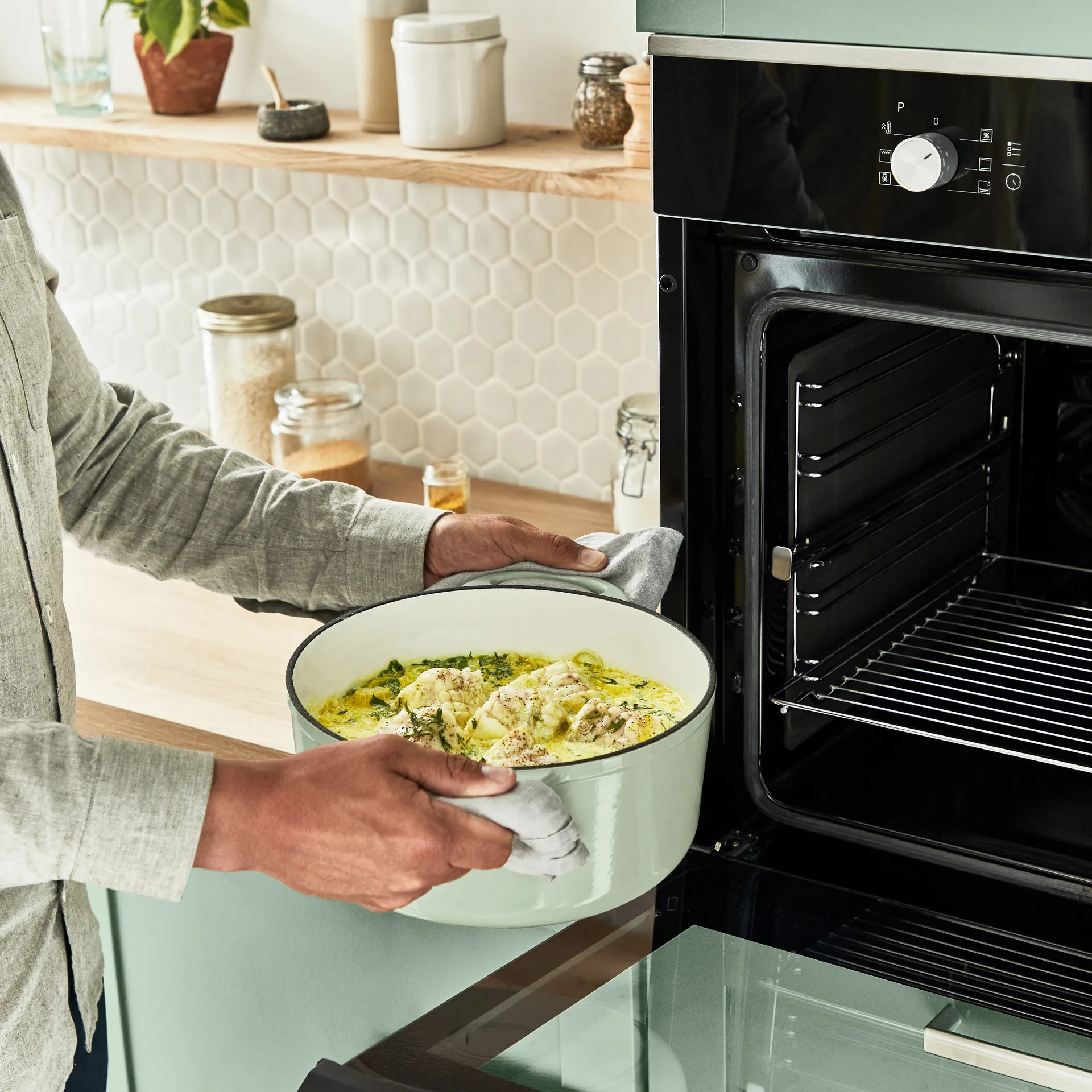 Tefal LOV rund gryta 5 L, Grön Tefal