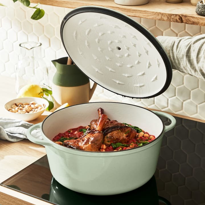 Tefal LOV rund gryta 7,4 L, Grön Tefal