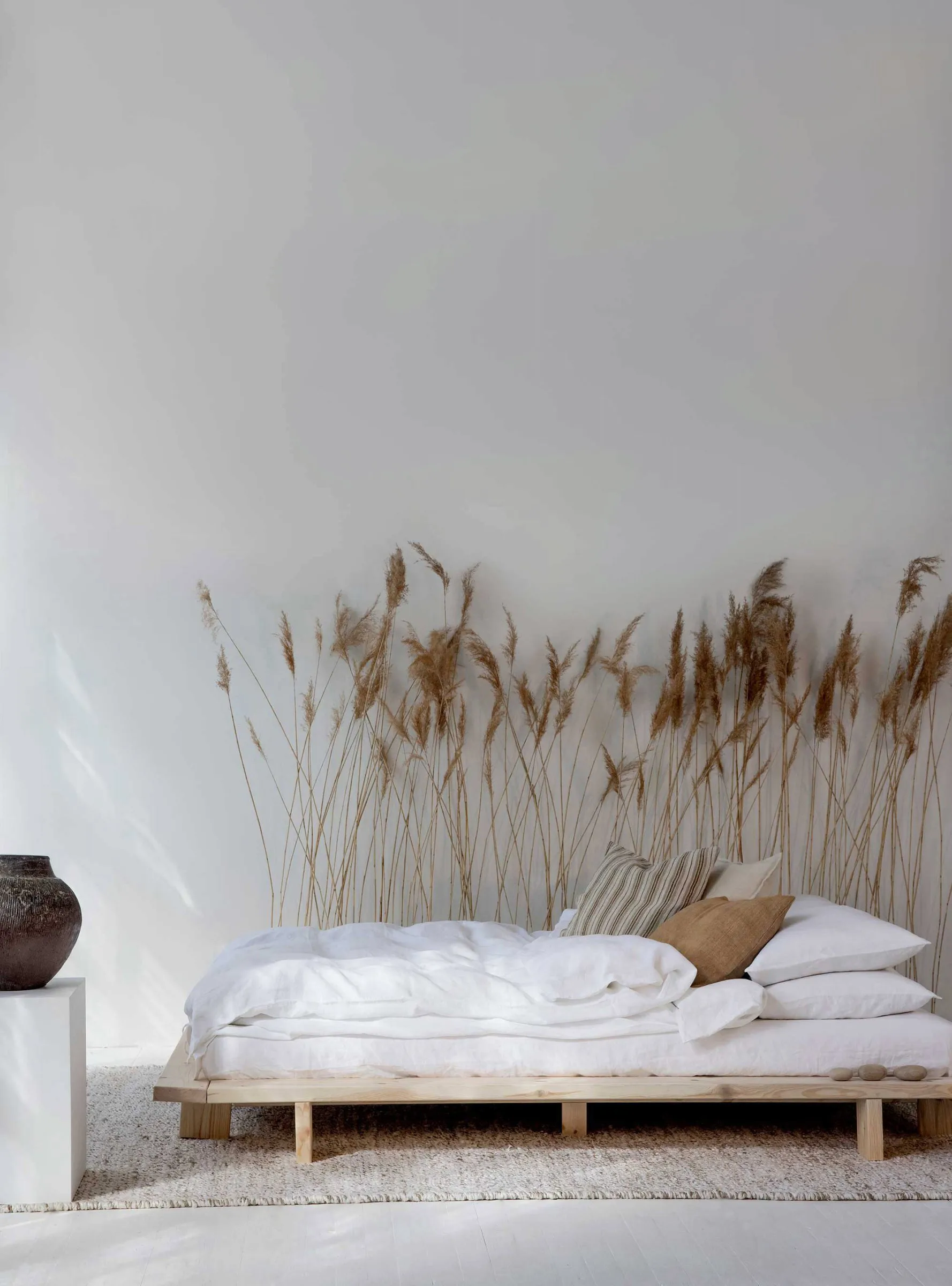 Aston kuddfodral linne 50x50 cm, Golden Brown Tell Me More