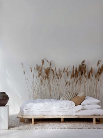 Aston kuddfodral linne 50x50 cm - Golden Brown - Tell Me More