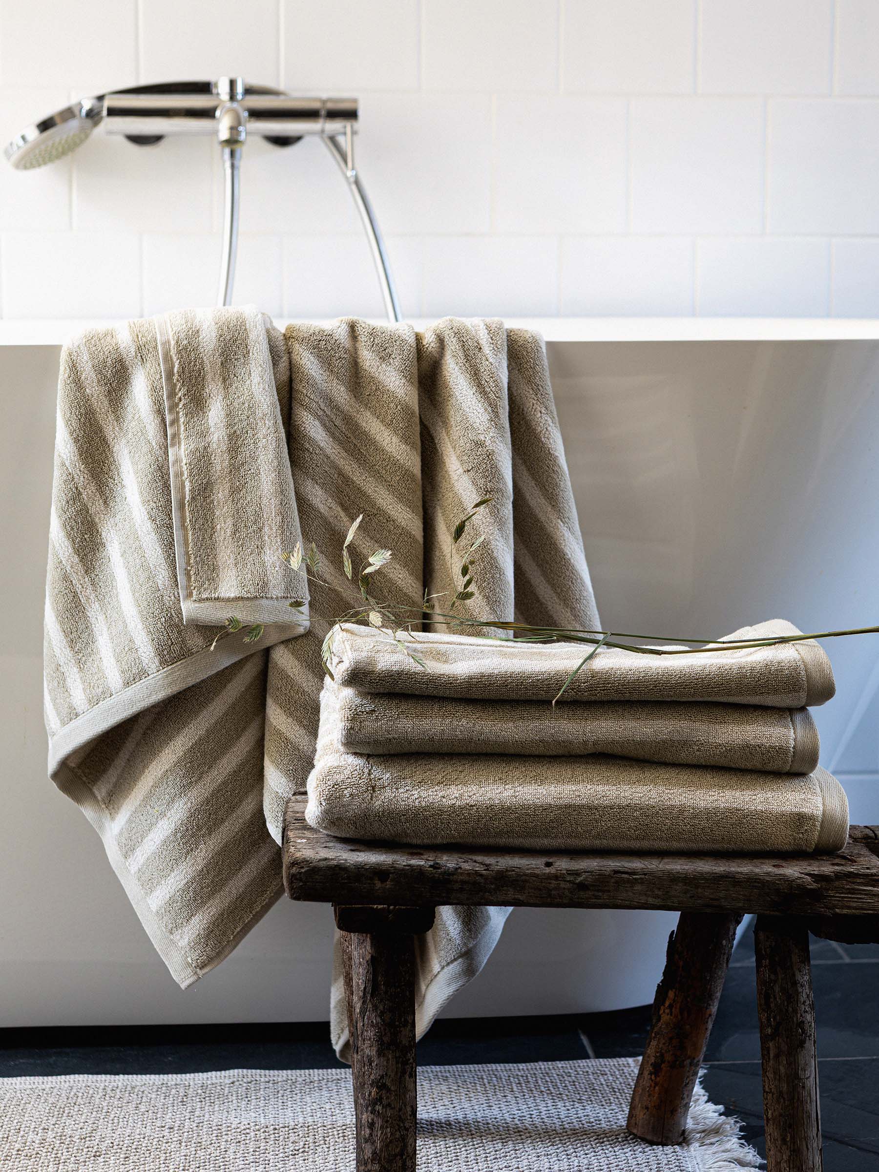 Bonnie badlakan 70x140 cm, Beige Tell Me More