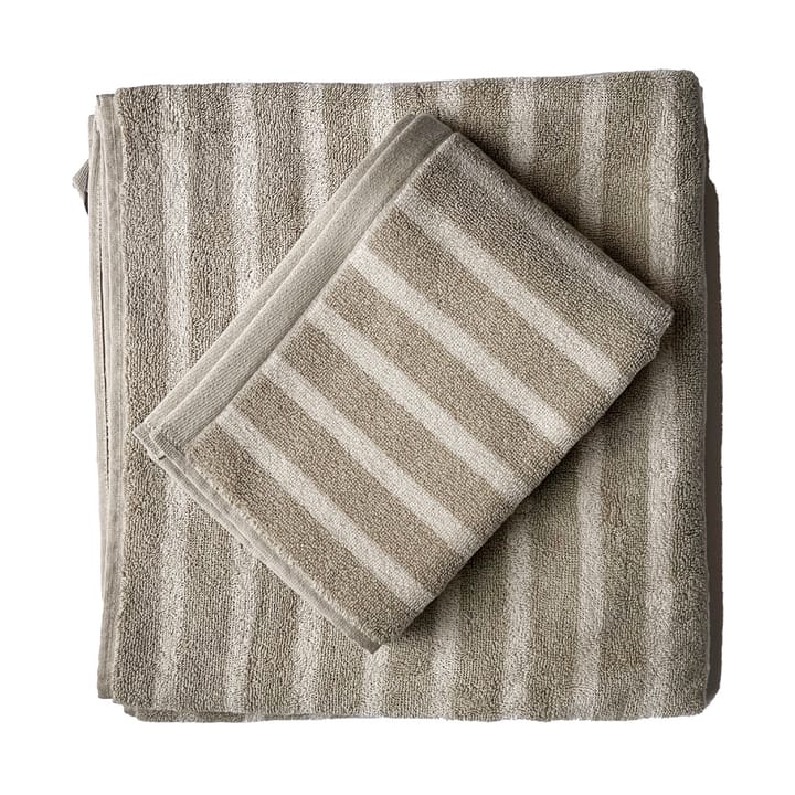 Bonnie handduk 50x70 cm - Beige - Tell Me More