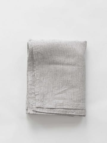 Bordsduk linne 160x330 cm - Pinestripe - Tell Me More