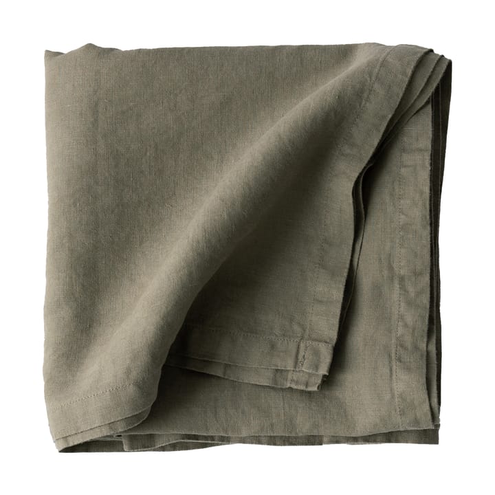 Bordsduk linne 175x175 cm - Olive - Tell Me More