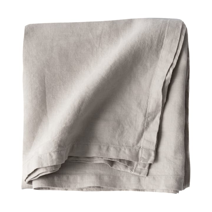 Bordsduk linne 175x175 cm - Warm Grey - Tell Me More