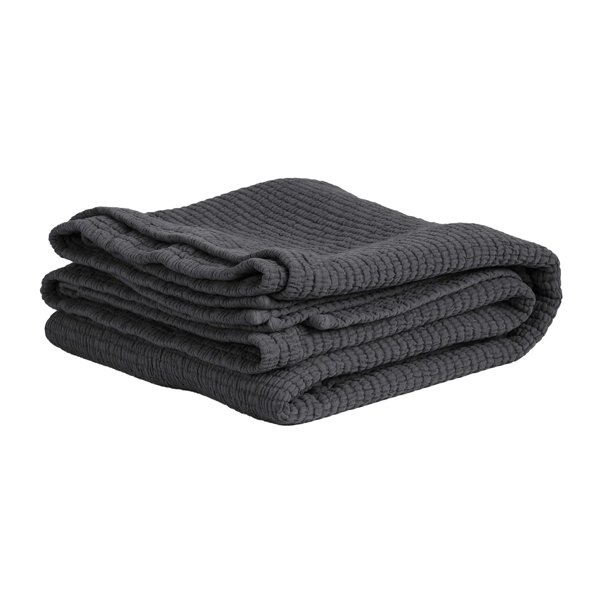 Tell Me More Brick överkast 140x200 cm Charcoal