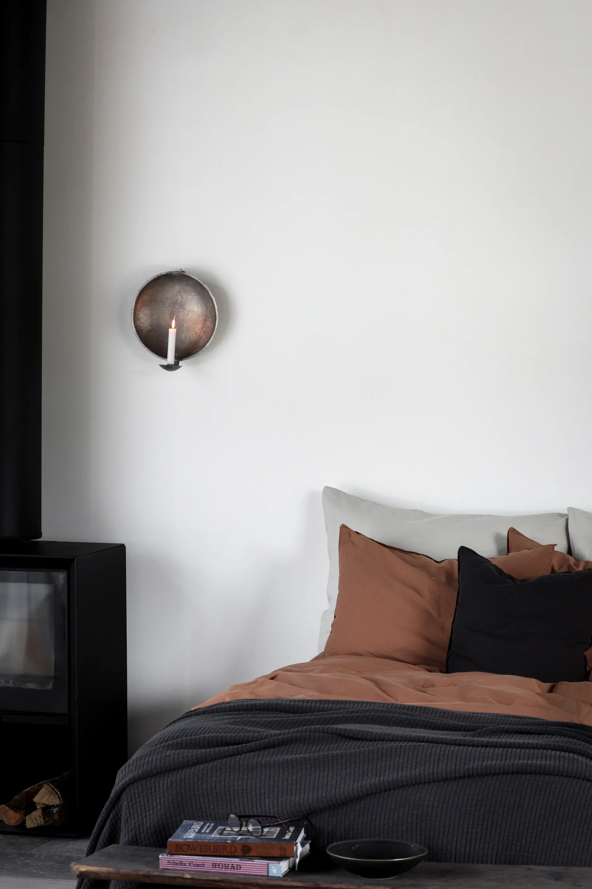 Brick överkast 140x200 cm, Charcoal Tell Me More