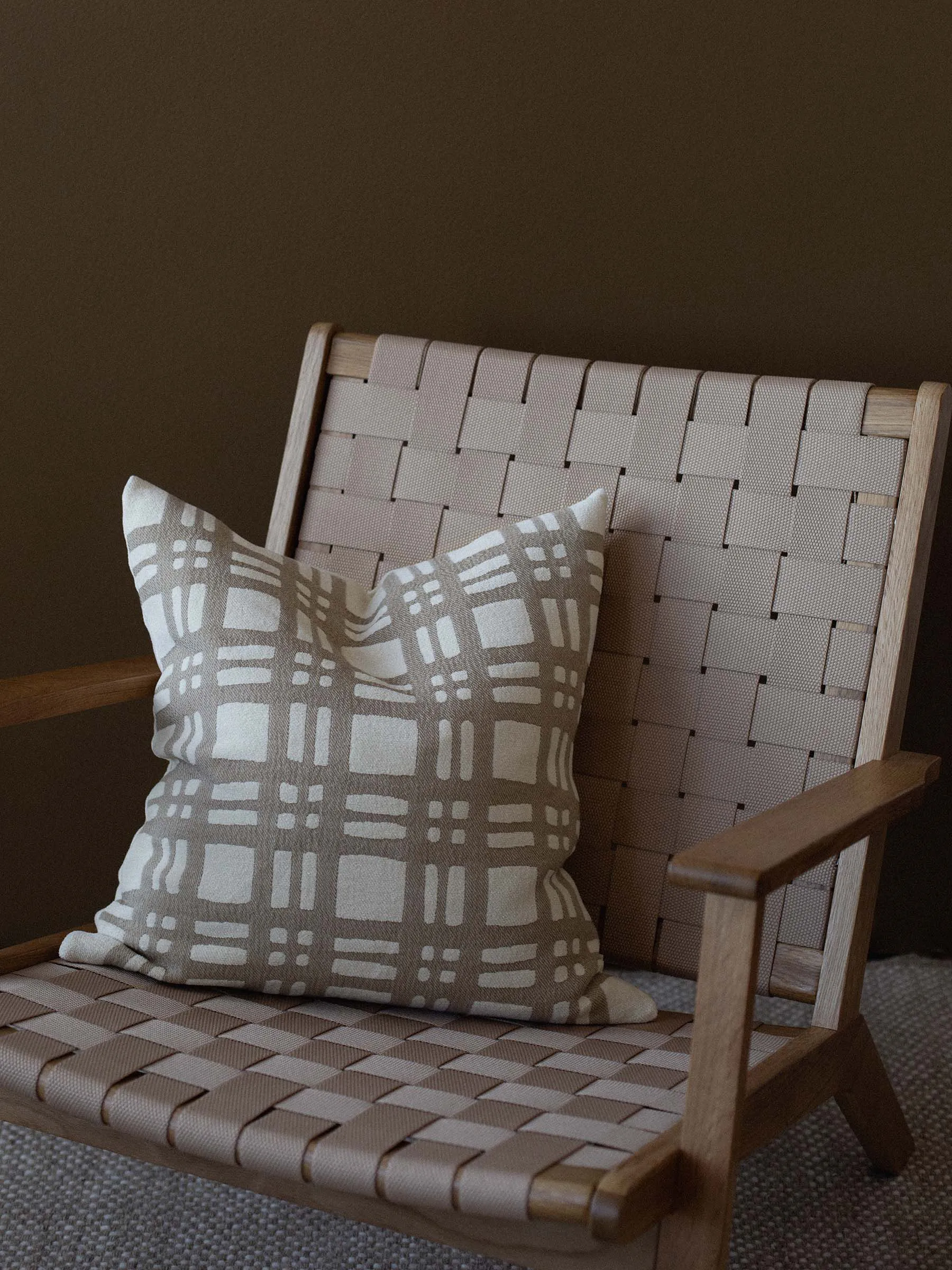 Camille kuddfodral 50x50 cm, Beige Tell Me More