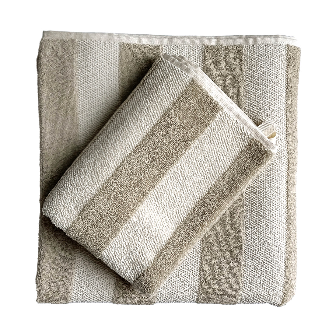 Tell Me More Cleo handduk 50x70 cm Beige | Skandinavisk Design | Badlakan | Beige