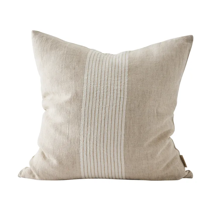 Colette kuddfodral - Natural stripe, 50x50 cm - Tell Me More