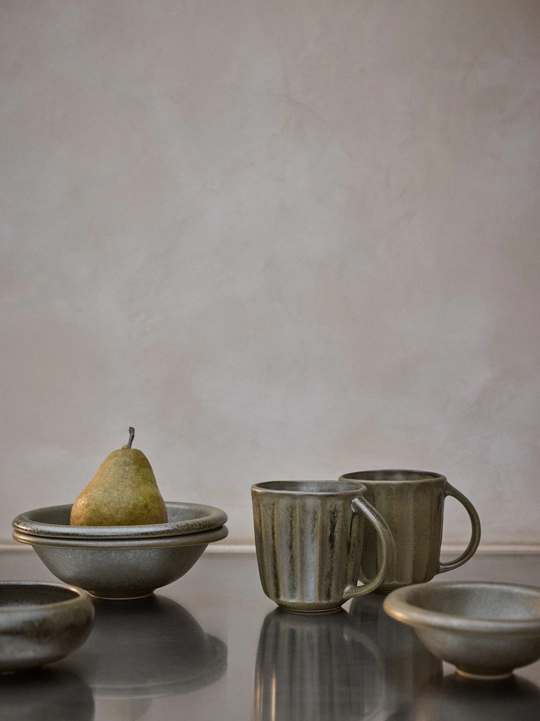 Elba mugg, Green brown, 35 cl Tell Me More