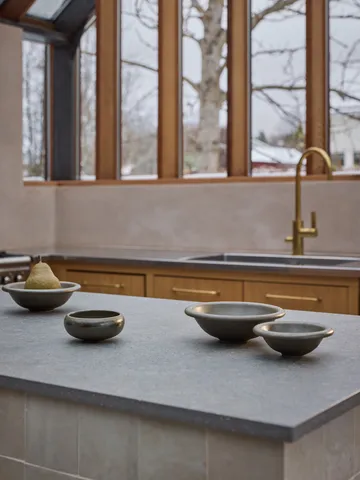 Elba skål - Green brown, Ø13 cm - Tell Me More