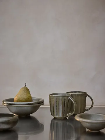 Elba skål - Green brown, Ø18 cm - Tell Me More