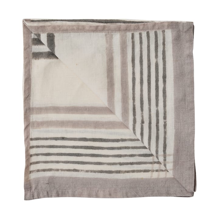 Ella servett 50x50 cm - Grey checkered - Tell Me More